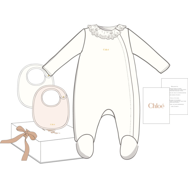 Пижама, слюнявчик 2 шт в упаковке