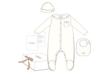 Пижама, слюнявчик, шапка в упаковке