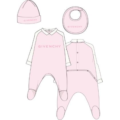 Пижама, шапка, слюнявчик