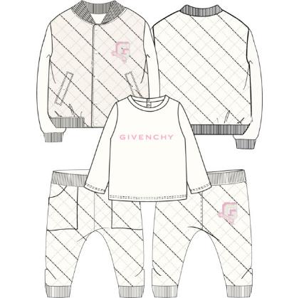 Костюм (кардиган, футболка, брюки)