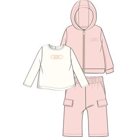 Костюм (толстовка, футболка, брюки)