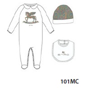 Комбинезон, шапка, слюнявчик