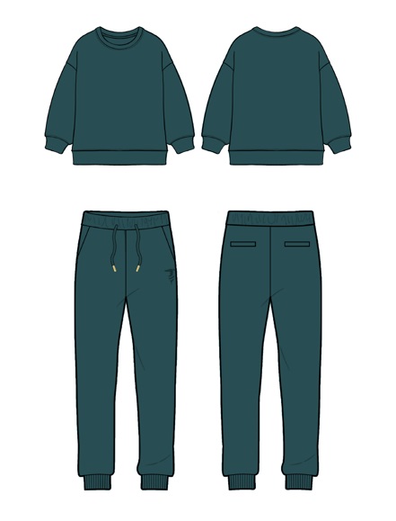 Костюм (толстовка, брюки)