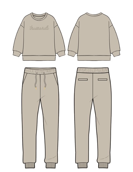 Костюм (толстовка, брюки)