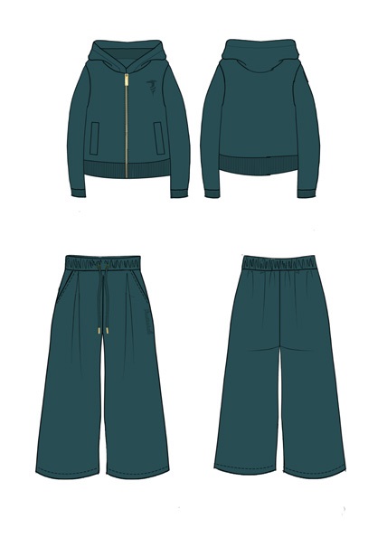 Комплект (толстовка, брюки)