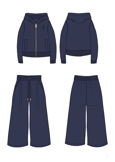 Комплект (толстовка, брюки)