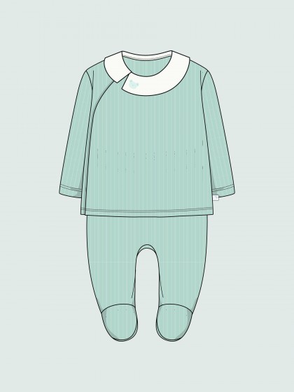 Комплект (блузка, брюки)