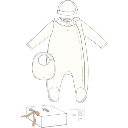 Комбинезон, шапка, слюнявчик в упаковке