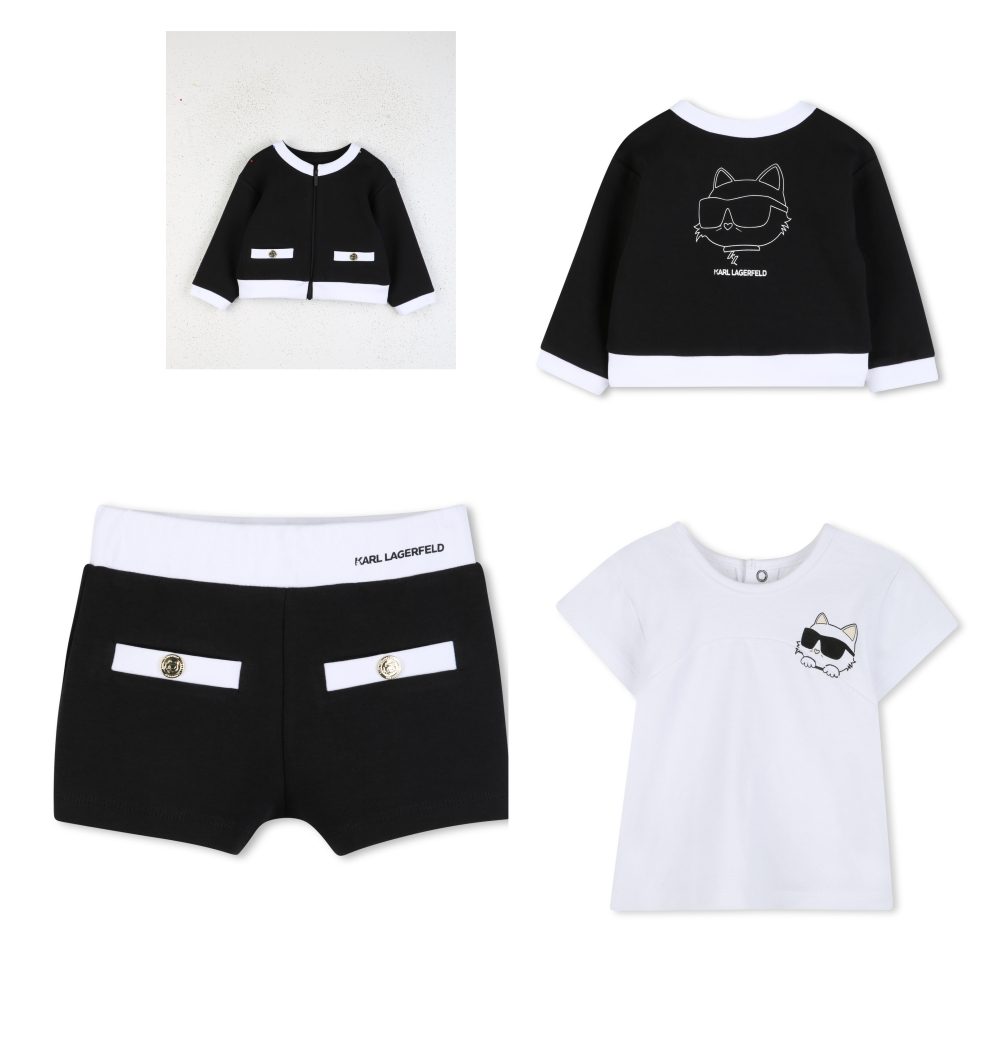 Кардиган, футболка, шорты