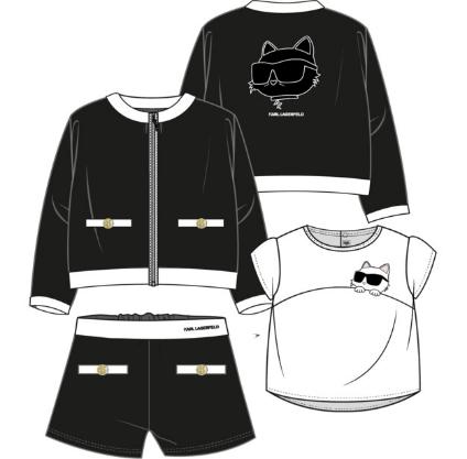 Кардиган, футболка, шорты