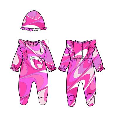 Комбинезон, шапка в упаковке