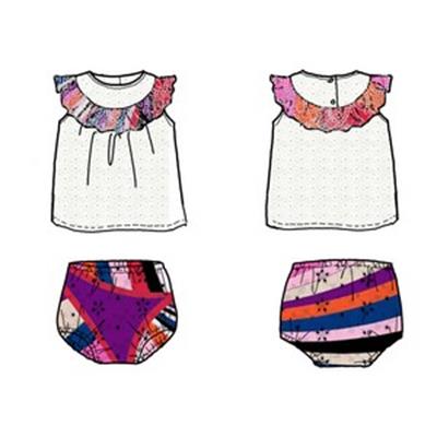 Блузка с шортами