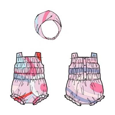 Полукомбинезон с повязкой на голову