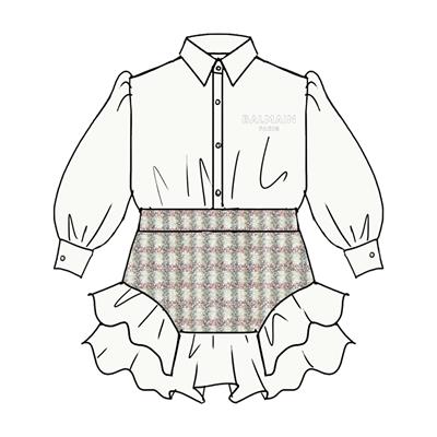 Платье с шортами