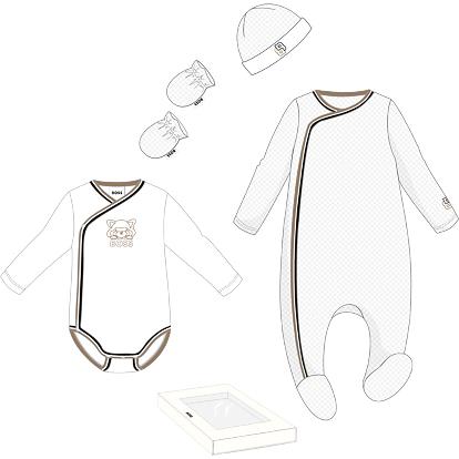 Комбинезон, боди,шапка и рукавички