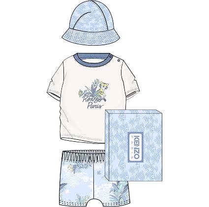 Футболка, шорты и панама