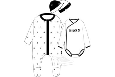 Комбинезон, боди, шапка в упаковке