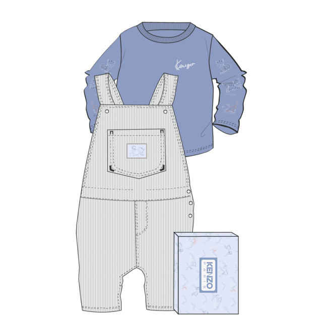 Комбинезон, футболка в упаковке