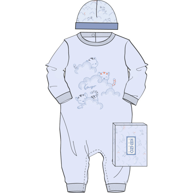 Комбинезон, шапка в упаковке