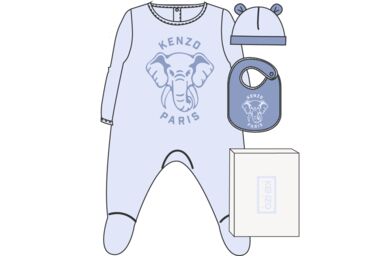 Пижама, шапка, слюнявчик в упаковке