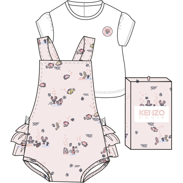 Комбинезон с футболкой