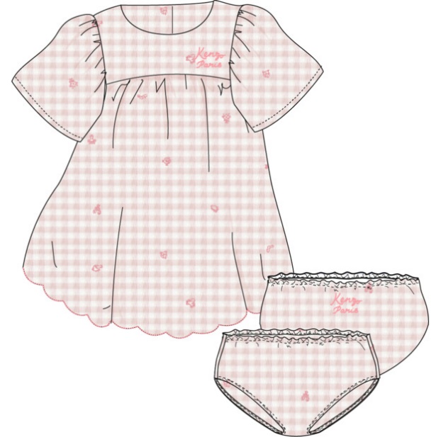 Платье с шортами