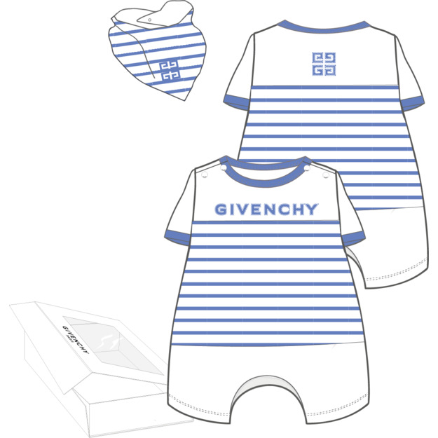 Комбинезон и слюнявчик