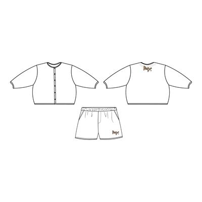 Кардиган и шорты