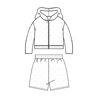 Толстовка с шортами