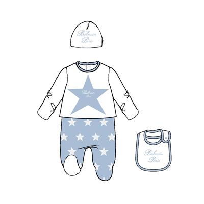 Комбинезон с шапкой и слюнявчиком