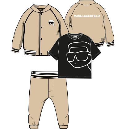 Кардиган, футболка и брюки