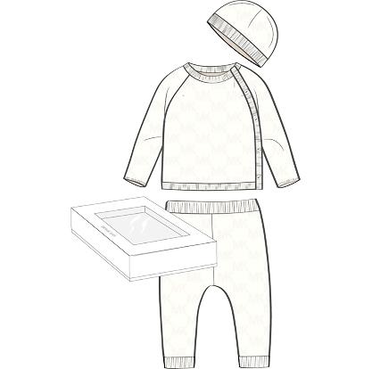 Футболка, брюки и шапка