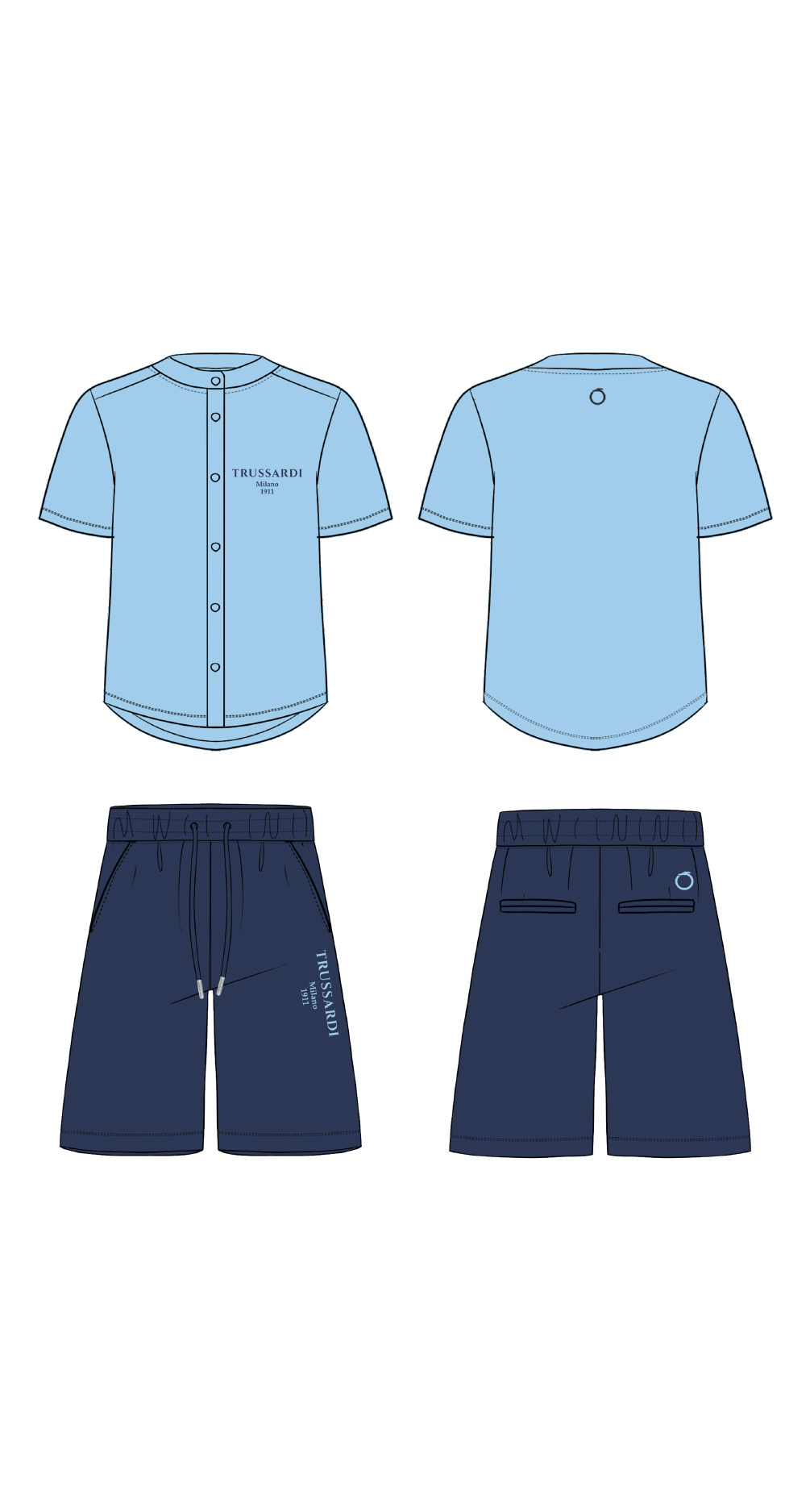 Рубашка и шорты