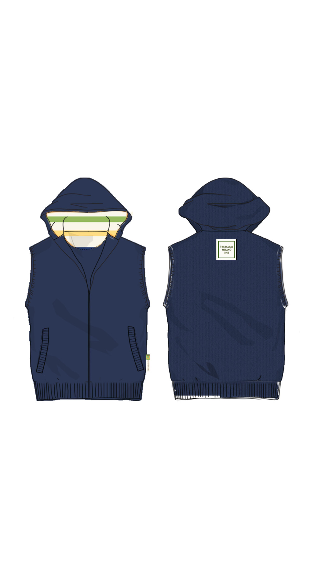 Куртка без рукавов (жилет)