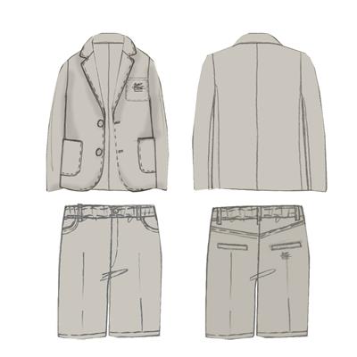 Пиджак с шортами