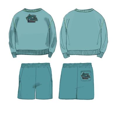 Толстовка с шортами