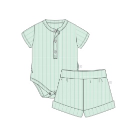 Боди с шортами