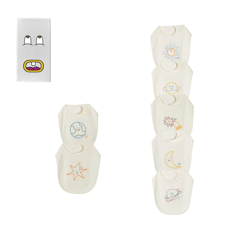 Слюнявчик 7 шт в упаковке