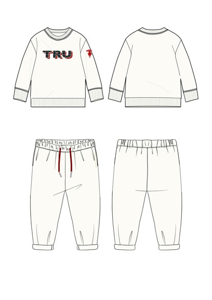 Костюм (толстовка, брюки)