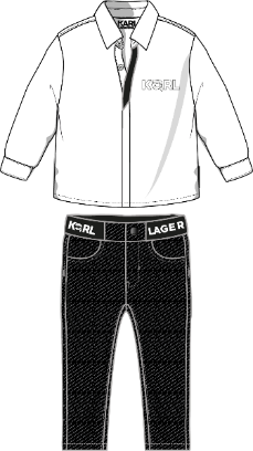 Костюм (рубашка, брюки)