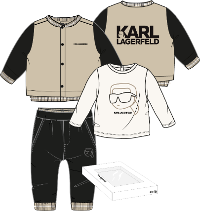 Костюм (толстовка, футболка, брюки) в упаковке