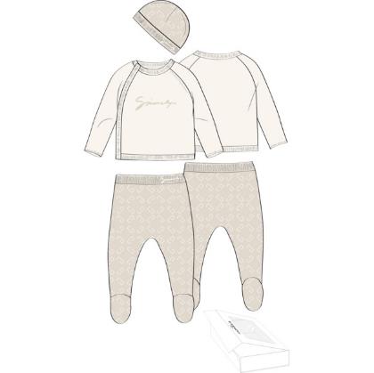 Толстовка, брюки, шапка в упаковке