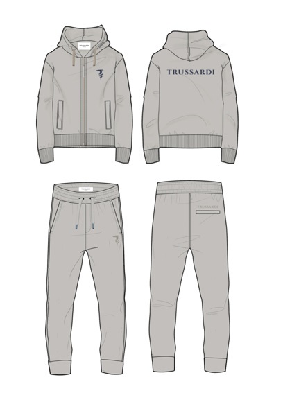 Комплект (толстовка, брюки)