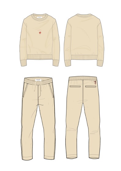 Костюм (толстовка, брюки)