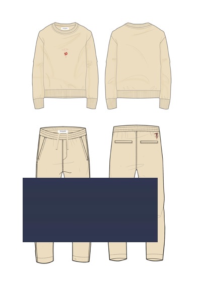 Костюм (толстовка, брюки)