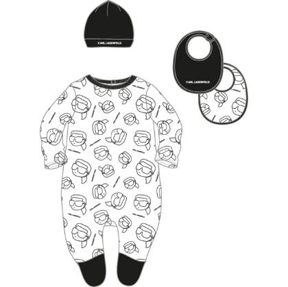 Комбинезон, шапка, слюнявчик в упаковке