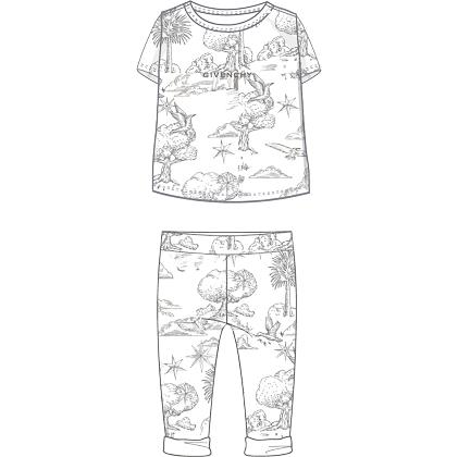 Футболка и брюки