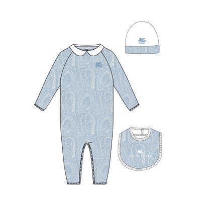 Комбинезон, шапка, слюнявчик в упаковке