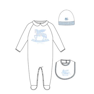 Комбинезон, шапка, слюнявчик в упаковке