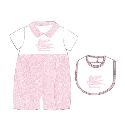 Комбинезон, слюнявчик в упаковке